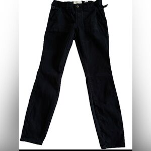 HEI HEI Anthropologie Black Slim Utility Ankle Pants Size 28  30x28